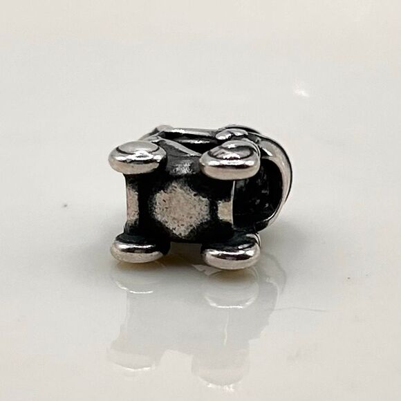 TROLLBEADS Sweet Dreams Silver Bead LAA 925S NEW! Baby Stroller - Picture 4 of 5